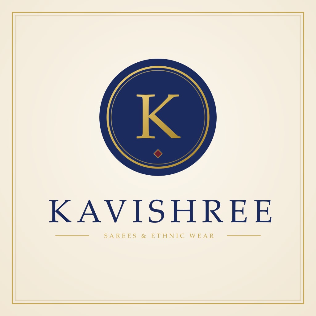 Kavishree logo — premium Indian saree brand